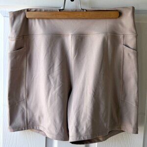 XL American Eagle Fleece Everything Pocket Super High Waisted 6" Bike Short  EUC